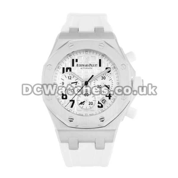 Elegant Steel Silver Dial Audemars Piguet Royal Oak Offshore Replica Watches For Women