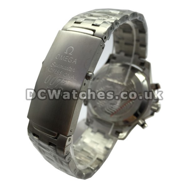 UK Top Black Dial Omega Seamaster 44MM Fake Watches Sale For Men