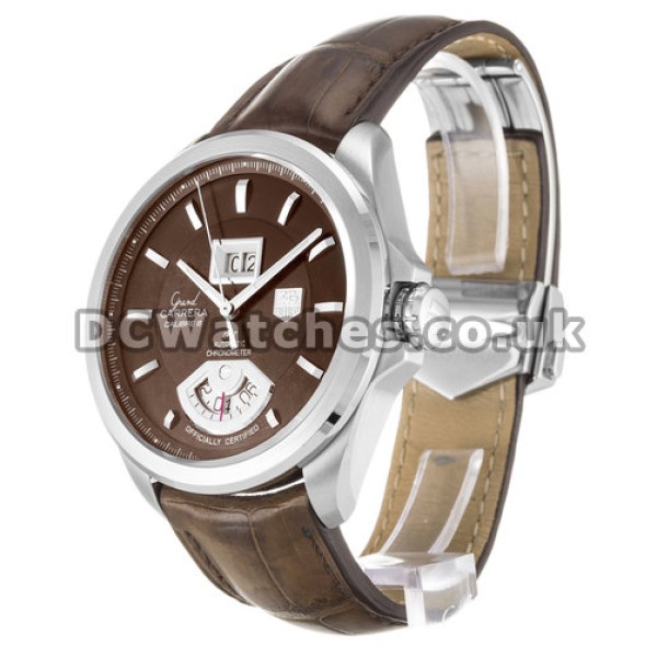 Tag Heuer Grand Carrera Series Brown Dial Replica Watches UK