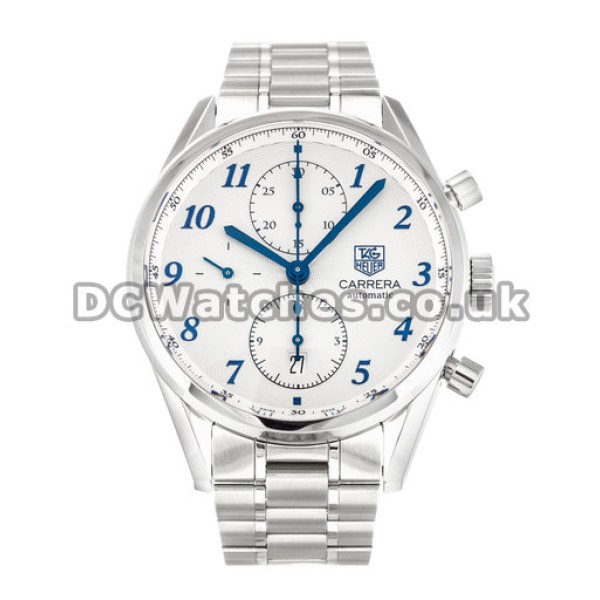 Tag Heuer Carrera Series Silver Arabic Replica Watches UK