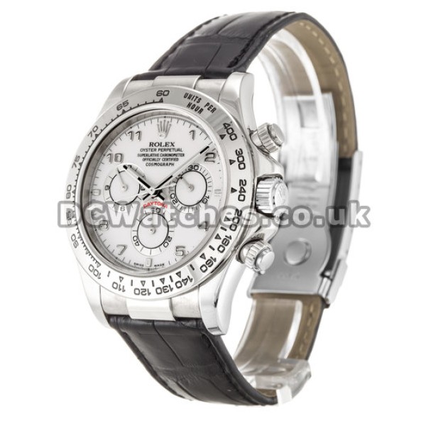Best Quality 40 MM Replica Rolex Daytona 116519 White Dials For Sale