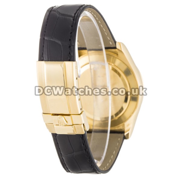 1:1 Wholesale Replica Rolex Daytona 116518 Watches With Yellow Gold Cases For Sale