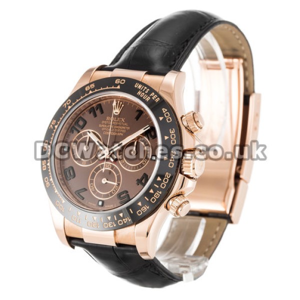 UK 40MM Rolex Daytona 116515 LN Watches With Rose Gold Cases For Men
