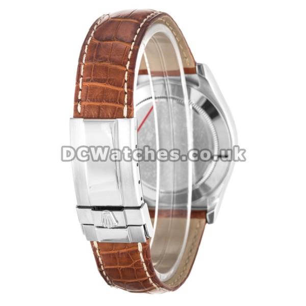 UK New Daytona 116519 Brown Crocodile Bracelet 40 MM Replica Watches