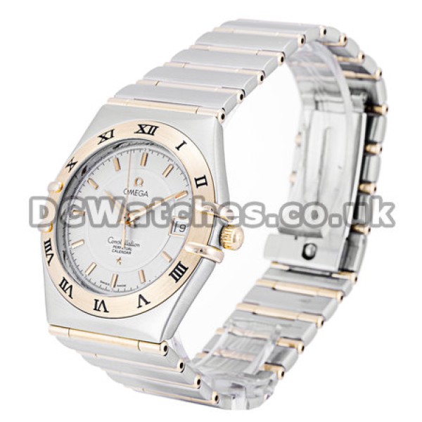 AAA UK Silver Dials Omega Constellation Quartz Replica Watches