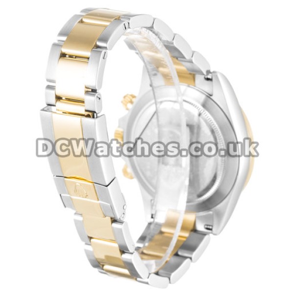 UK Rolex Daytona 116523 Steel & Yellow Gold Cases Mens 40 MM Replica Watches