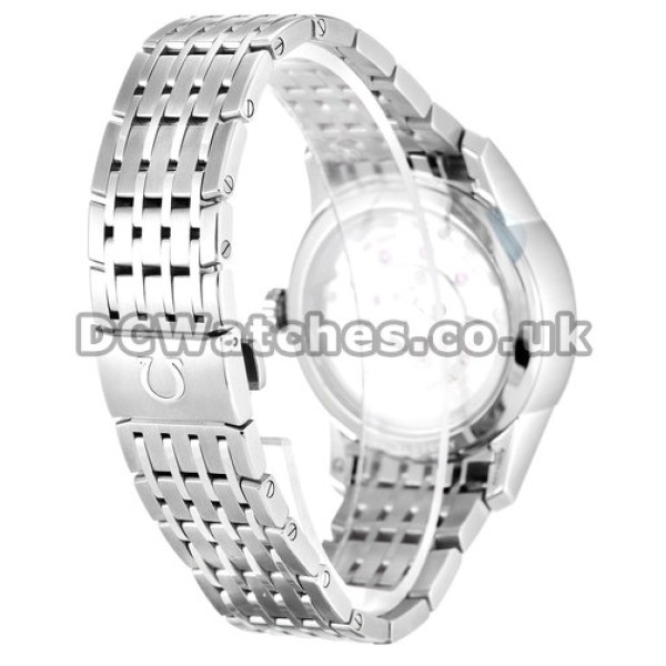De Ville Co-Axial 431.10.41.21.01.001 Steel Bracelet 41 MM Black Roman Numeral Dial Replica Watches