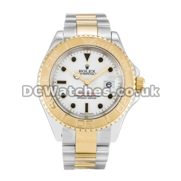 AAA Quality Rolex Yacht-Master Replica Watches With White Dials For Men