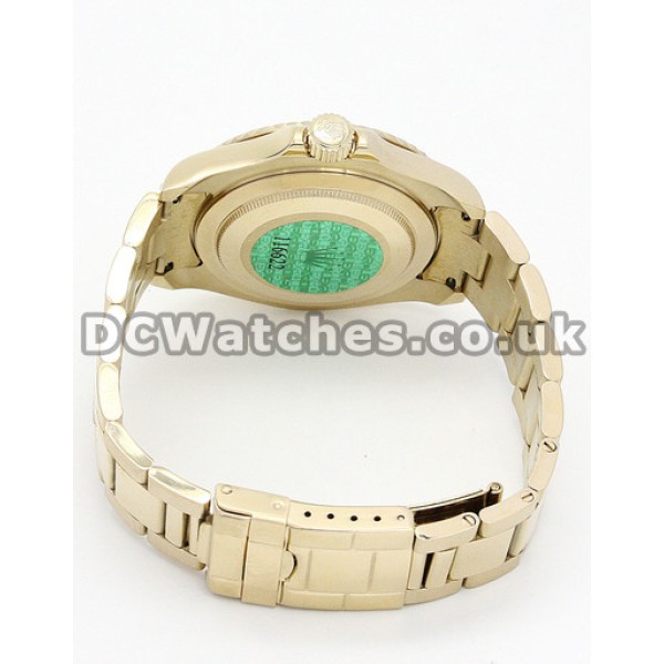 High Quality Rolex Yacht-Master Replica Watches With White Dials And Gold Cases Online