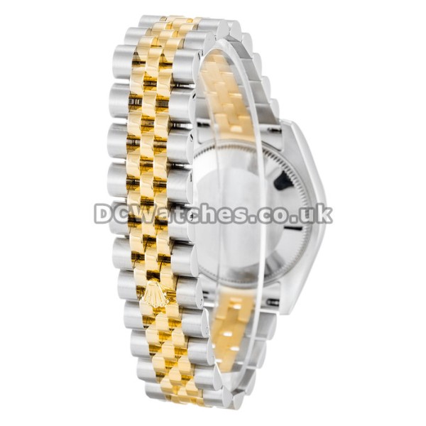 Sale Replica 31MM Rolex Datejust Champagne Goldust Diamond Dial Watches