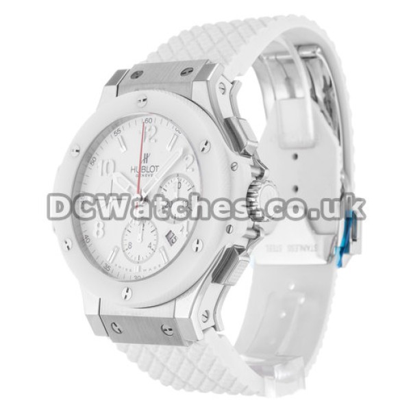White Hublot 301.SE.230.RW 44 MM White Arabic Dial Replica Watches