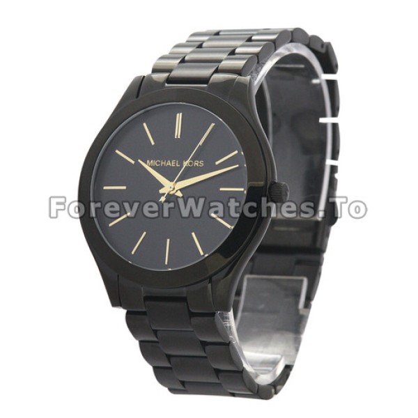 New Swiss MICHAEL KORS Slim-catwalk 38MM Black Dial Fake Watches