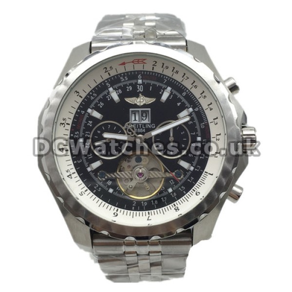 New Complex 48.8MM Breitling Bentley Fake Watches For Men With Steel Cases UK