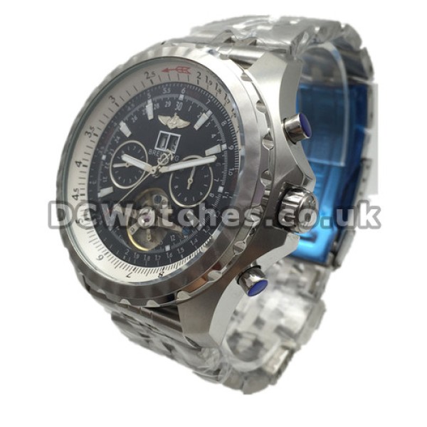 New Complex 48.8MM Breitling Bentley Fake Watches For Men With Steel Cases UK
