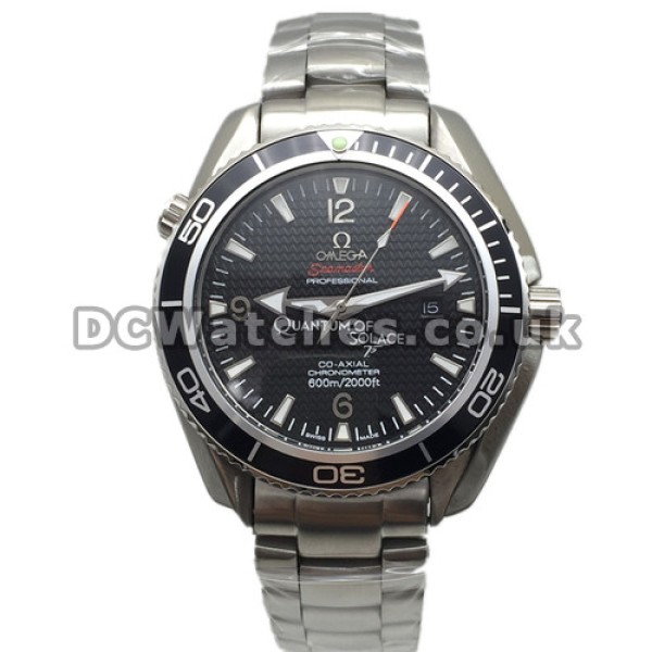 High-quality Steel Cases UK Omega Planet Ocean Fake Watches With Arabic Numerals Sale Online
