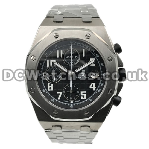 Practical White Arabic Numerals Male Replica Audemars Piguet Royal Oak Watches With Steel Bracelets Online