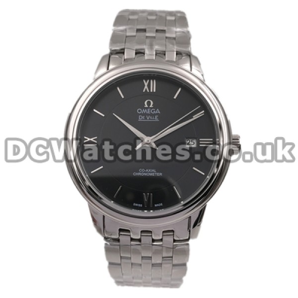40MM Automatic Movements Fake Omega De Ville Hour Vision Watches For Men