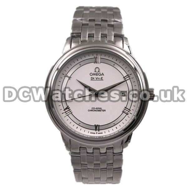 40MM Omega De Ville Hour Vision Fake Automatic Watches For Men