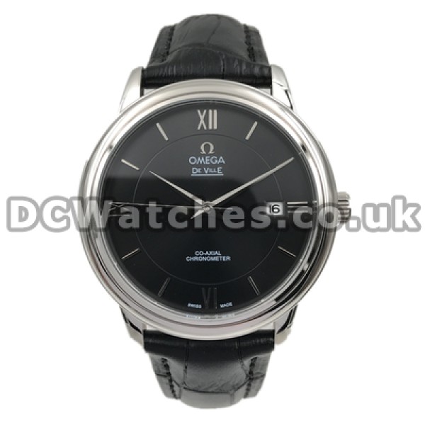 Black Dials Automatic Omega De Ville Hour Vision Fake Male 40MM Watches