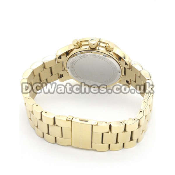 Functional Arabic Numerals MICHAEL KORS	Copy Watches With Gold & Steel Bracelets Online