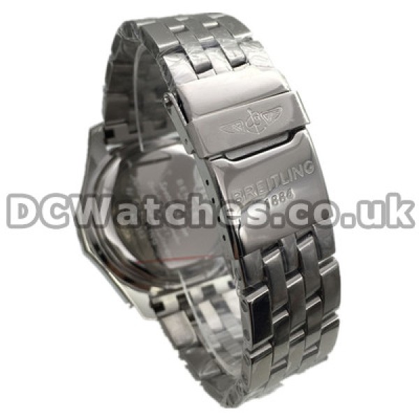High-end Steel Cases Breitling Bentley Fake Watches With White Dials For Men UK
