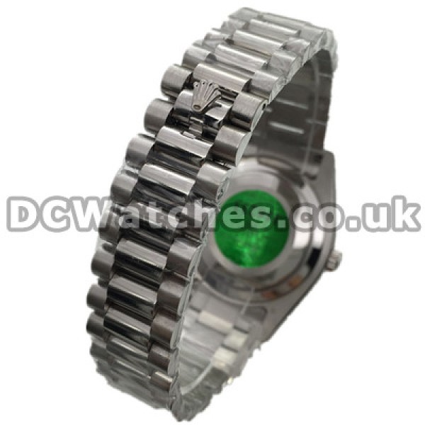 Pretty 41MM Rolex Day-Date II Roman Numerals Fake Watches With Blue Dials UK Online