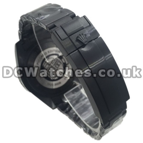Powerful Waterproof Rolex Deepsea Green Ceramic Bezels Fake Watches With Green & Black Dials