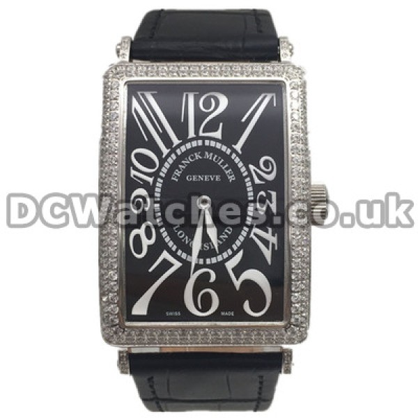 Fashionable Swiss Franck Muller Long Island Copy Watches With Steel Cases Set Auger