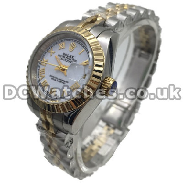 Best UK Steel & Gold Rolex Lady Oyster Perpetual Replica Watches
