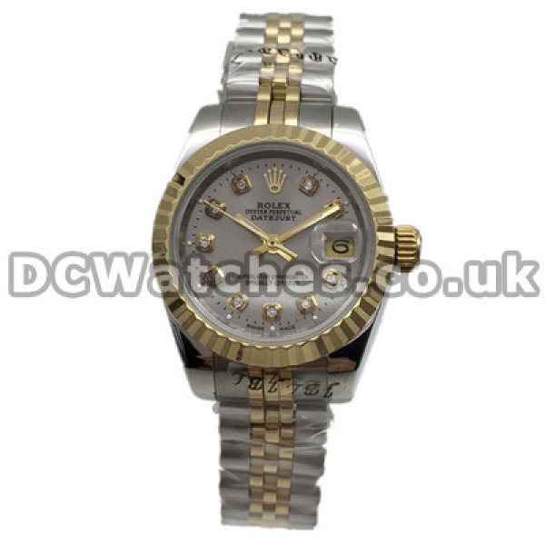 Top UK Grey Dials Rolex Lady Oyster Perpetual Replica Watches