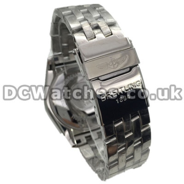 Novel Blue Dials 44MM Breitling Avenger Fake Watches With Steel Bracelets For Men