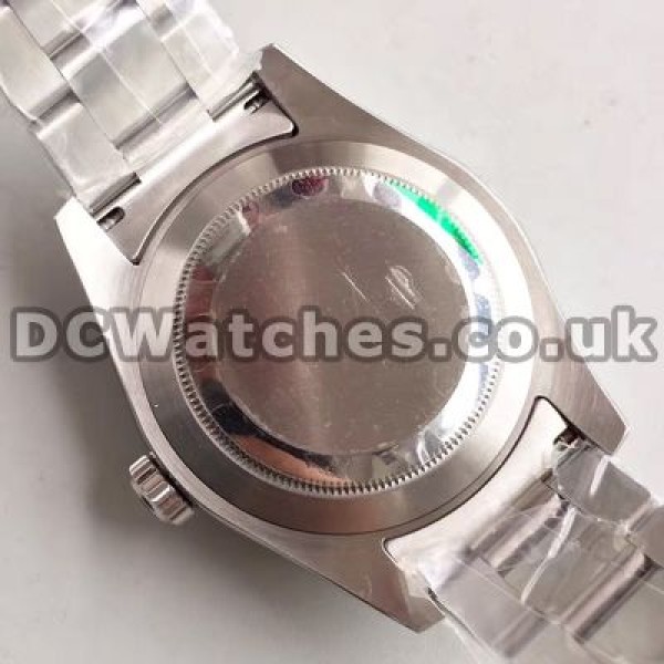 Concise Black Dials Rolex Air-King Copy Watches With 40MM Steel Cases For Men