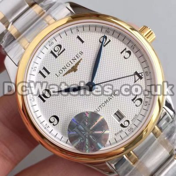 Valuable White Dials And Black Arabic Numerals Male Longines Master Collection Copy Watches Online