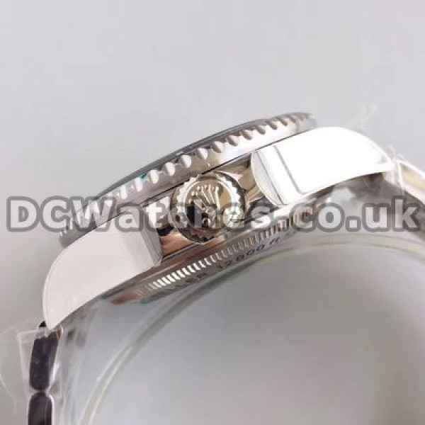 High-performance 44MM Blue & Black Dials Rolex Deepsea Fake Watches With Steel Bracelets For Men