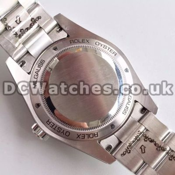 Pretty Blue Dials Rolex Milgauss Replica Watches Sale For Men With 39MM Steel Cases