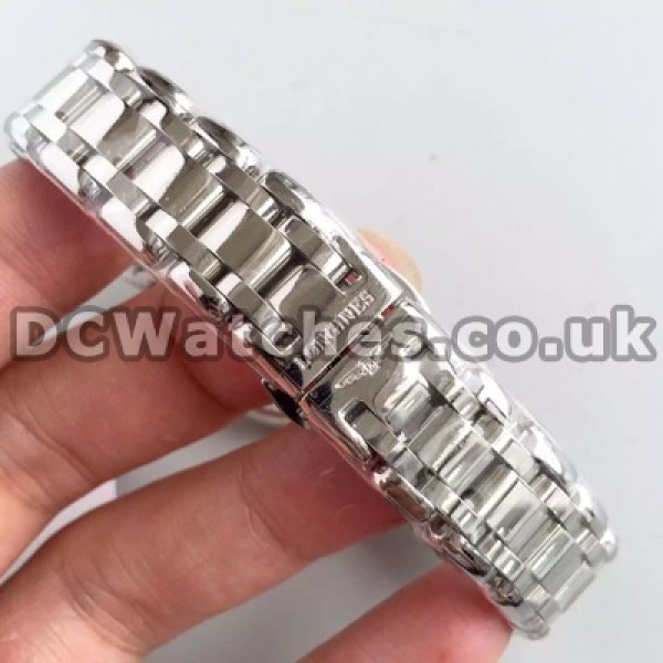 Delicate Diamond Indexes And 26MM Steel Cases Longines Primaluna Replica Watches Sale For Women