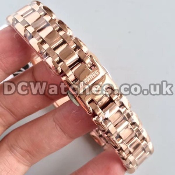 Superior 26MM Rose Gold Steel Bracelets And Cases Longines Primaluna Replica Watches Sale For Women