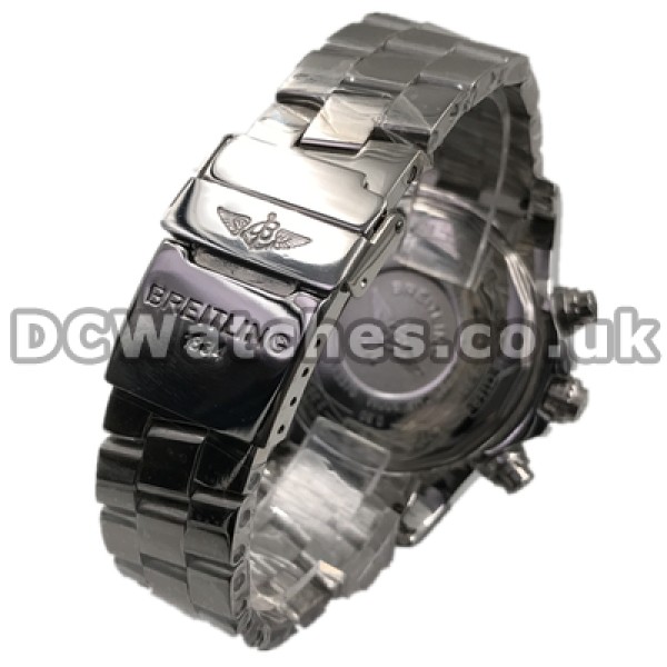 Elegant Swiss Male Quartz Movements Breitling Super Avenger Replica Watches With Steel Cases