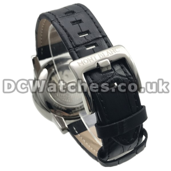 Helpful Arabic Numerals And Black Dials Male Montblanc The Time Traveler Fake Watches With Steel Cases