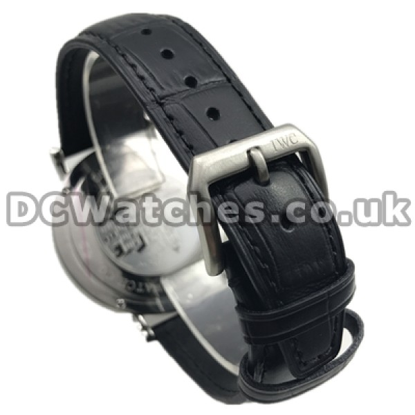 Swiss top-quality Quartz Movements Male IWC Portofino Manual Copy Watches With Black Dials Online