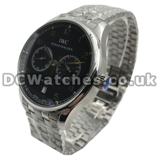 Graceful Quartz Movements IWC Portuguese Replica Watches Sale For Men With 43MM Steel Cases