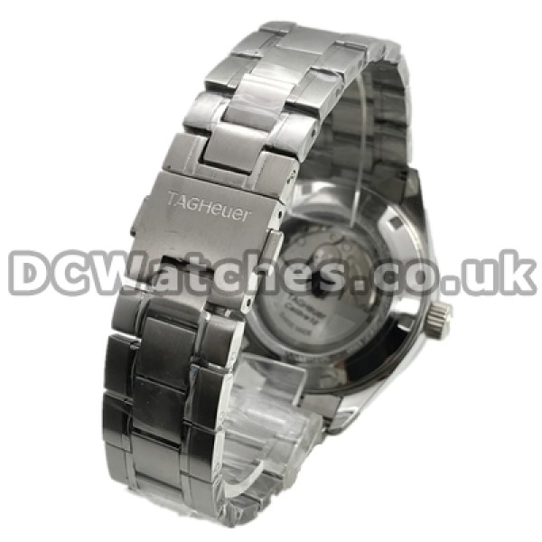 Reliable Male Automatic Movements Tag Heuer Carrera Copy Watches Online With Black Dials