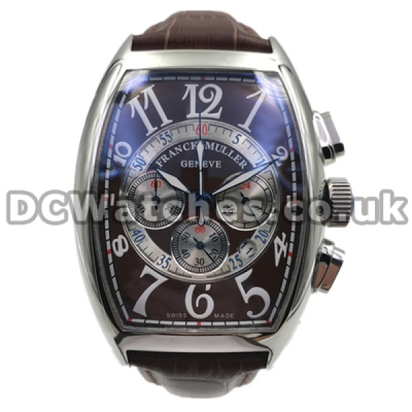 Popular Male Quartz Movements Copy Franck Muller Mariner Watches With Steel Cases Online