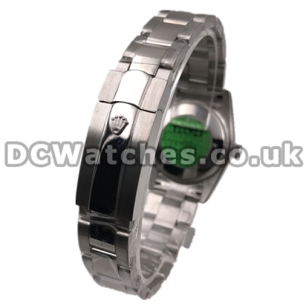 Popular Black Dials Neutral Replica Rolex Oyster Perpetual Watches With Arabic Numerals