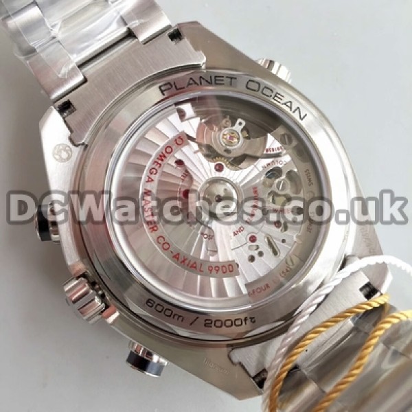 UK Perfect Replica Omega Planet Ocean Watches With Grey Dials For Men