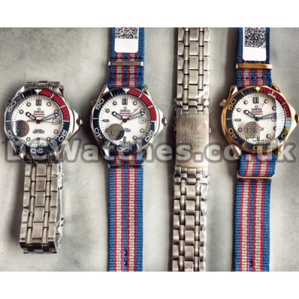 41MM Omega Seamaster Replica Male Watches With White Dials