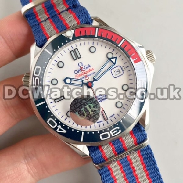 41MM Omega Seamaster Replica Male Watches With White Dials