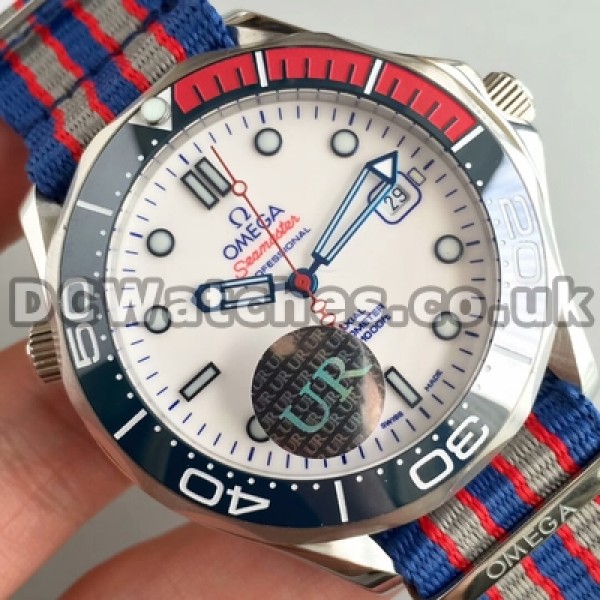 41MM Omega Seamaster Replica Male Watches With White Dials