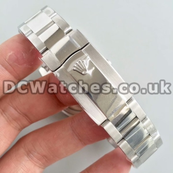 Automatic 36MM Blue Dials Rolex Datejust Fake Watches For Men