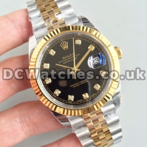 41MM Gold & Steel Rolex Datejust II Replica Automatic Watches For Men